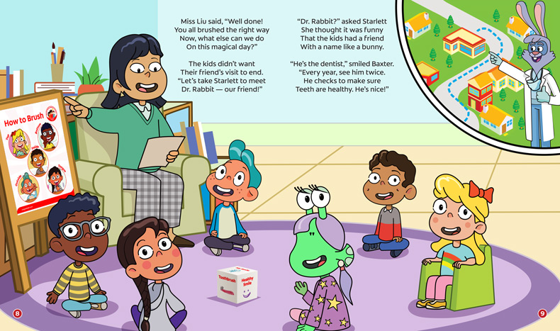 Baxter Meets a Visitor Story Book 
