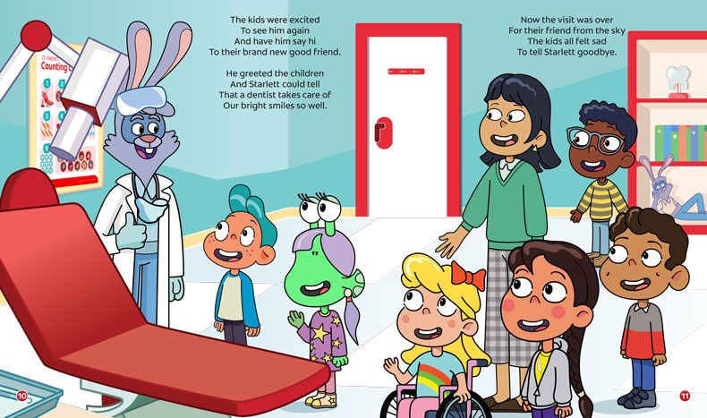 Baxter Meets a Visitor Story Book 